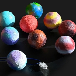 Random Planet Excavation Necklace Kit