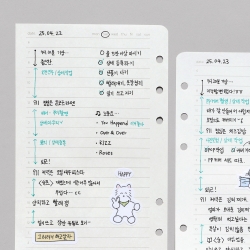 [A6] satin layer book refill paper - Release Paper