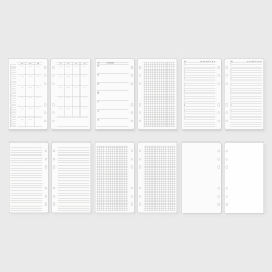 [A6] satin layer book refill paper - Release Paper