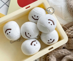 Cotton Candy Bubble Smile Miniature Stress Relief Mini Ball Keyring