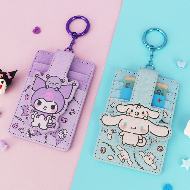 SANRIO 3-Layer Card Wallet Key Ring