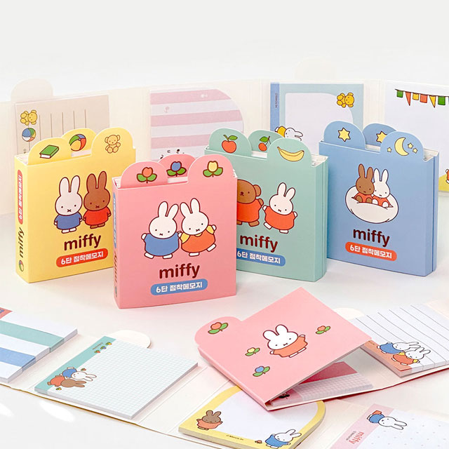 미피 6단 점착 메모지 (랜덤발송)