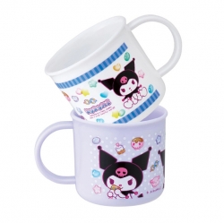 Kuromi Mashugumi Handle Cups 2-Pack (200ml)