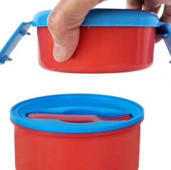 Hangyodong Party Round 2-Tier Lunch Box with Fork