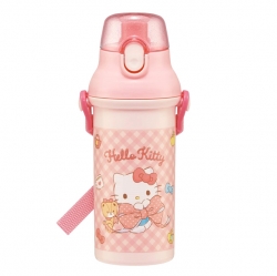 Hello Kitty Big Ribbon One-Touch Water Bottle 480ml