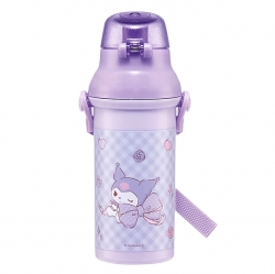 Kuromi Big Ribbon One-Touch Water Bottle 480ml