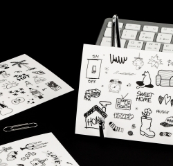 Wobbly Doodle Kiss-Cut Masking Tape