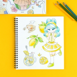 Fantasy Dream Colored Drawing