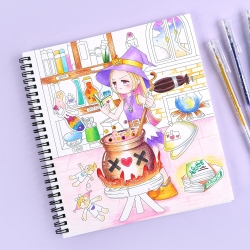 Fantasy Dream Colored Drawing