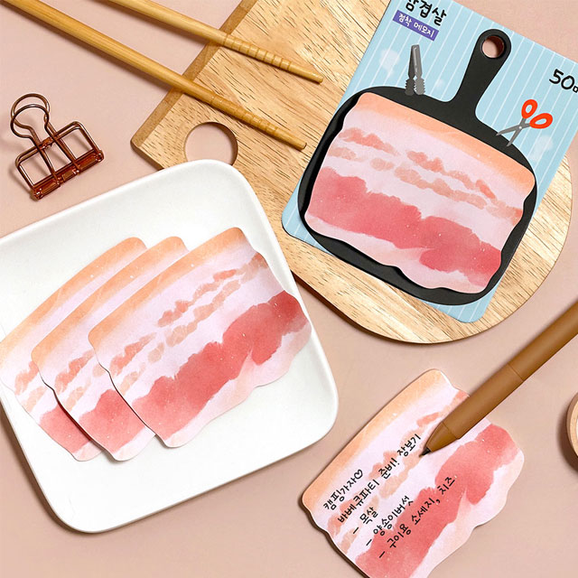 삼겹살 점착 메모지