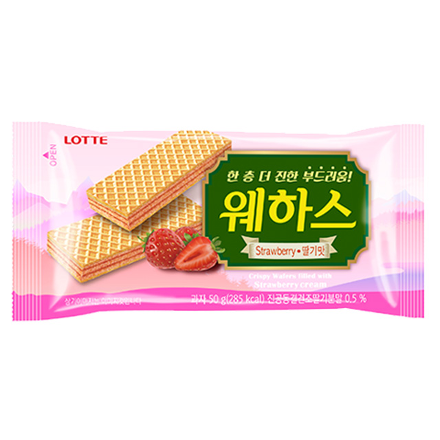 웨하스 딸기맛 50g