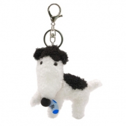 Running Borzoi Keyring