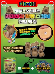 Capybara Soft Squishy Random Keyring  (1pcs) Random 