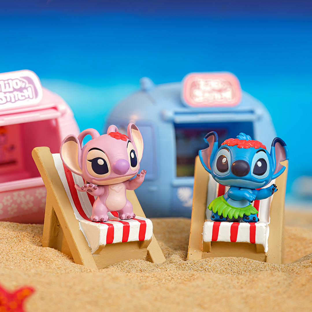 디즈니 스티치 캠퍼 밴 랜덤피규어