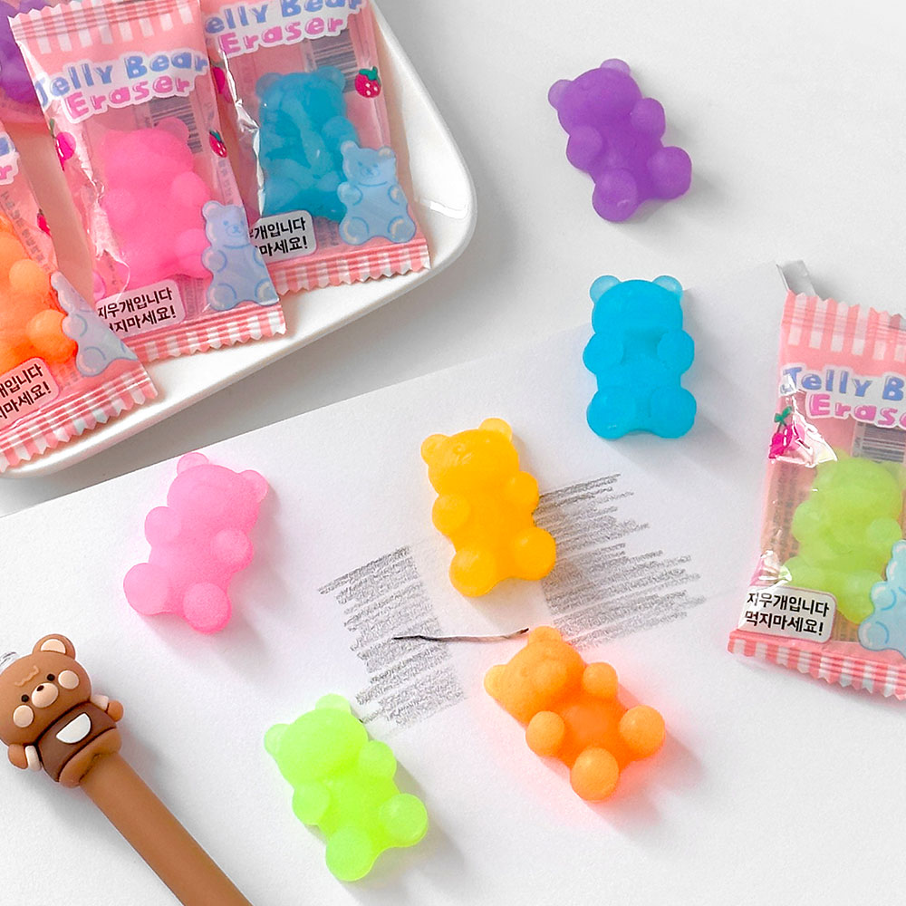 Gummy Bear Erasers, 42pcs
