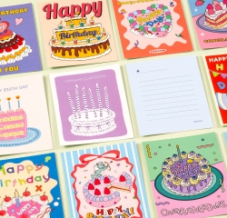 Birthday Message Card Set (11 Designs)