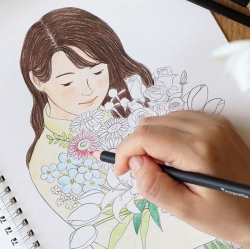 Q&A Coloring Book - Childhood Memories