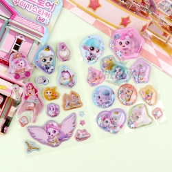 Shooting Star Catch! Teenieping Decoration Sticker Set, Random
