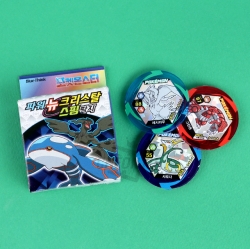 Pokemon Power new Cristal Sping Ttakji, Set of 18pcs