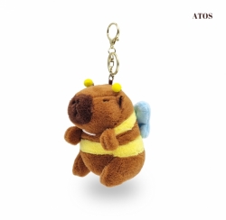 Flying Capybara Bee Keyring  1pcs 