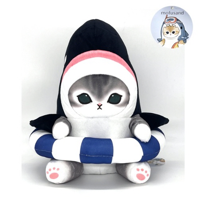 모후샌드 범고래냥 튜브 BIG 28cm