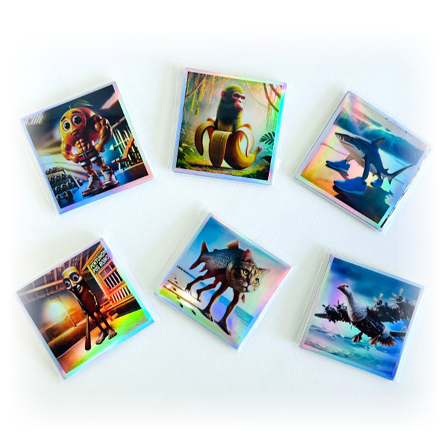 이탈리안 브레인롯 홀로그램 스티커 12매입 (랜덤발송)