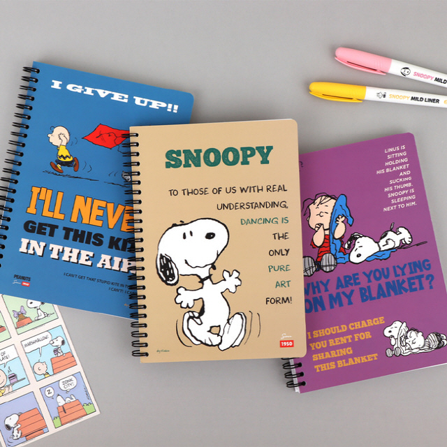 피너츠 스터디 플래너 4개월 (3 option)