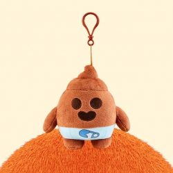 Brawl Stars Spike Poop Keychain Plush