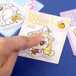 Shooting Star Catch! Tinyping Big Face Stickers, Random