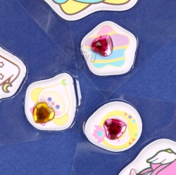 Shooting Star Catch! Tinyping Big Face Stickers, Random