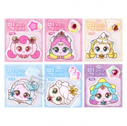 Shooting Star Catch! Tinyping Big Face Stickers, Random