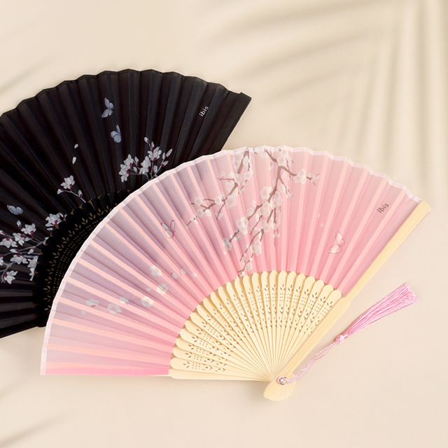 Traditional folding bamboo fan, Random