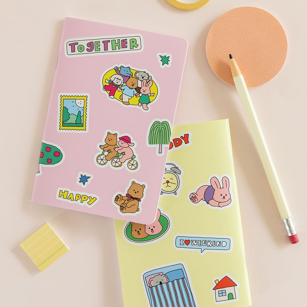 My Buddy Mini Note 2P - Point Sticker (Grid)