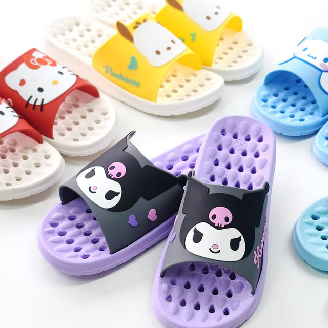 산리오 전면 페이스 욕실화