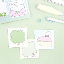 Soft and cozy paper sticker pack