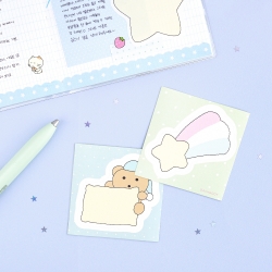 Soft and cozy paper sticker pack