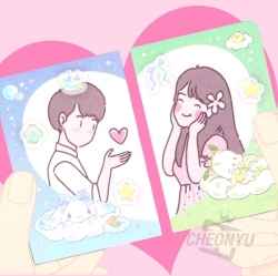 Sanrio Characters MBTI Random Photocard DECO Set