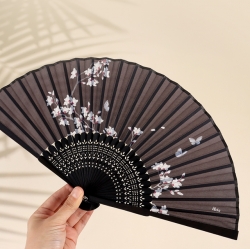 Traditional folding bamboo fan, Random