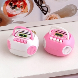 Retro Cassette Recorder Keyring, Random