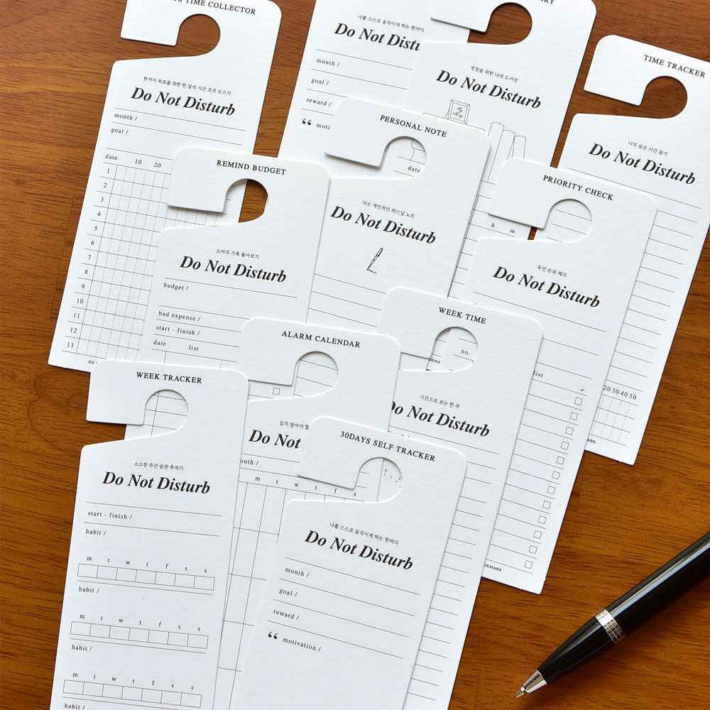 Do Not Disturb Memo Bookmark