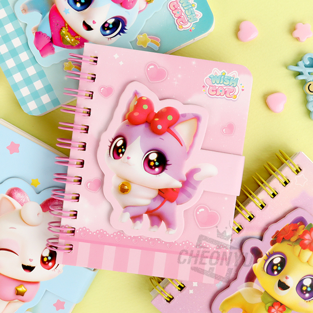 위시캣 마그넷 수첩 (랜덤발송)