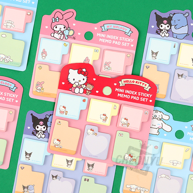 산리오 미니 인덱스 점착메모세트