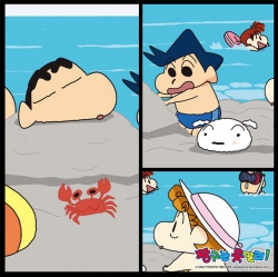 Crayon Shinchan Jigsaw Puzzle 150Pieces_Playing in the Sand