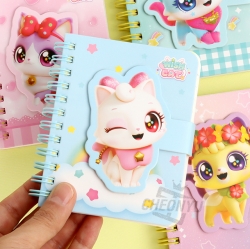 Wishcat Magnetic Notebook, Random