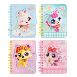 Wishcat Magnetic Notebook, Random