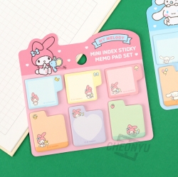 Sanrio Mini Index sticky memo pad set