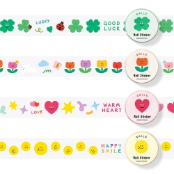 Smile Roll Sticker