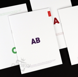 A5 Blood type Mini Note, 5ea