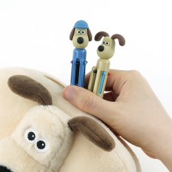 Wallace&Gromit  Figure Six-color pen  0.7mm  (Random)