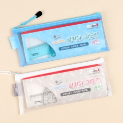 Flexible basic ruler set